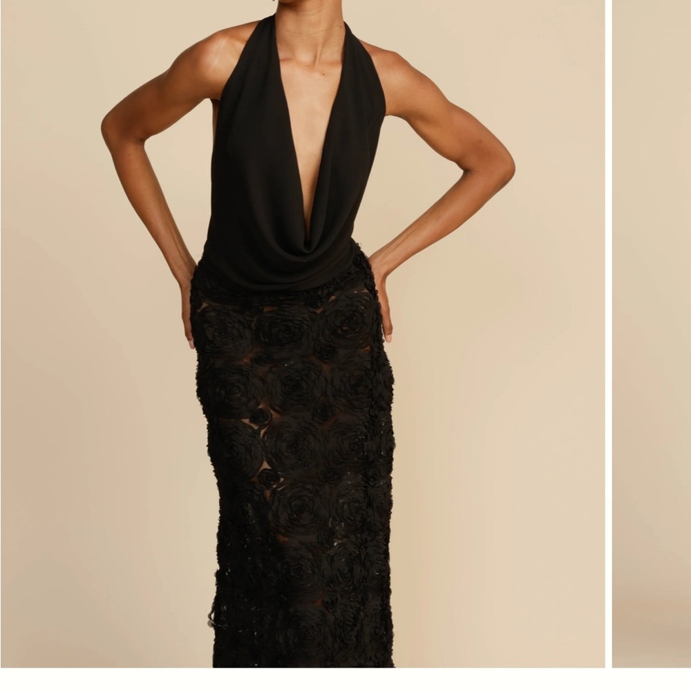 Arcina Ori Black Maxi Dress - Picture 4 of 6